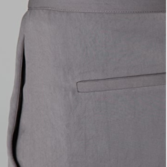 Helmut Lang Gray (mudstone) Solar Silk Shorts - 4 - Picture 6 of 10